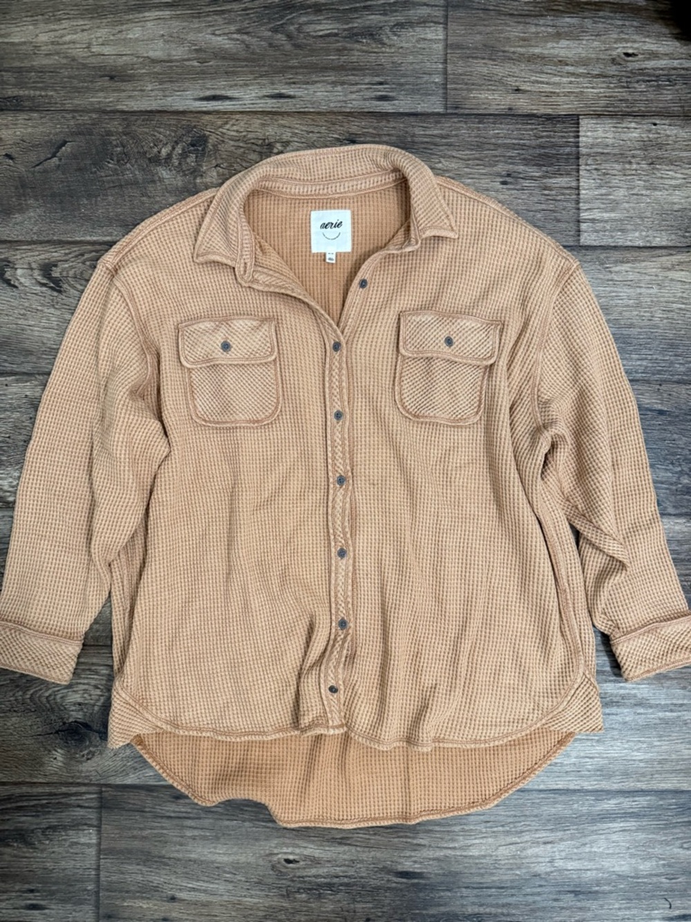 Aerie Waffle Shacket